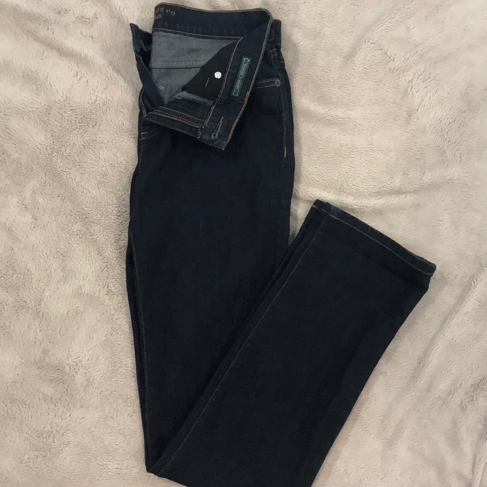 Dark denim jeans